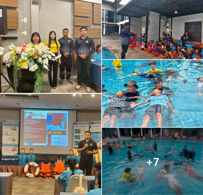 วันที่ 29-30 กรกฎาคม 2568 กลุ่มงานป้องกันและบรรเทาสาธารณภัยได้ดำเนินการจัดโครงการฝึกอบรมป้องกันเด็กจมน้ำ ประจำปีงบประมาณ พ.ศ.2568 ณ โรงแรมประจักษ์ตรา ดีไซน์ โฮเทล โดยมีกลุ่มเป้าหมาย นักเรียนชั้นประถมศึกษาปีที่ 5-6 จากโรงเรียนหนองไฮวิทยา โรงเรียนบ้านโนนสะอาดผาสุข โรงเรียนบ้านโคกลาด โรงเรียนบ้านดงมะกรูดทรายทอง และโรงเรียนบ้านโสกน้ำขาว จำนวน 200 คน